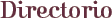 Directorio