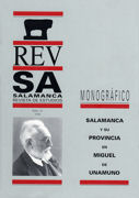 Salamanca Revista de Estudios N 41 SALAMANCA Y SU PROVINCIA EN MIGUEL DE UNAMUNO