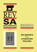 Salamanca Revista de Estudios Nº 56 Salamanca en la Literatura Italiana