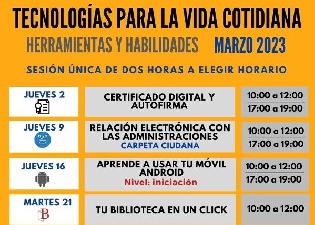 Taller. Tecnologías para la vida cotidiana: herramientas y hablidades
