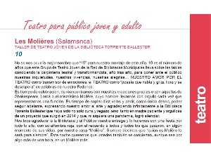 10. Taller de teatro joven de la biblioteca Torrente Ballester