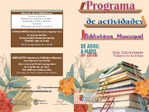 Programa de actividades Biblioteca Municipal Villares de la Reina