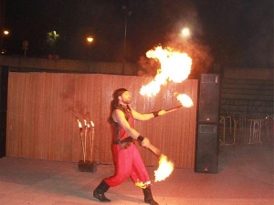 Espectáculo de fuego