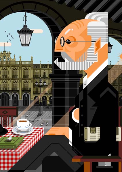 Caricaturas de Unamuno