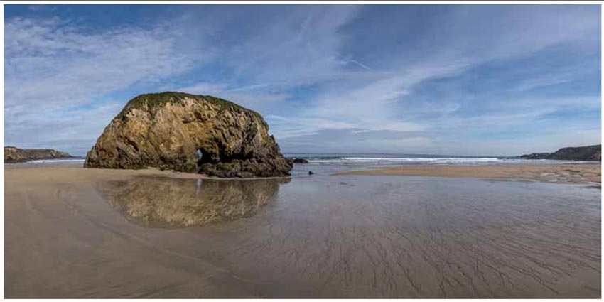 Playa del Silencio  Castañeras (Asturias) ¿Silencio 80x40