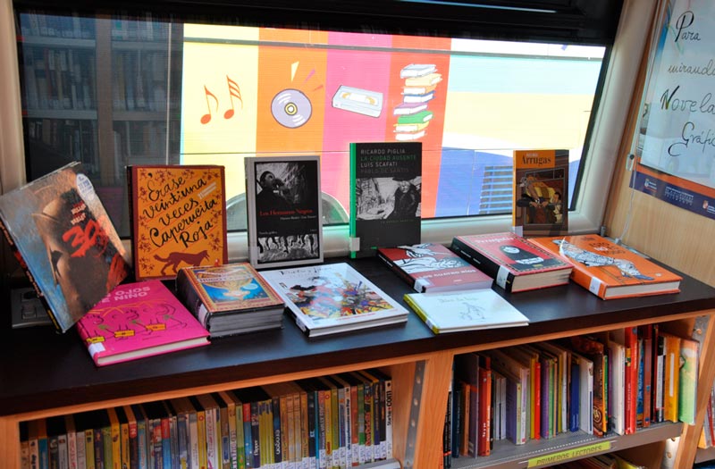 Mostrador del bibliobús