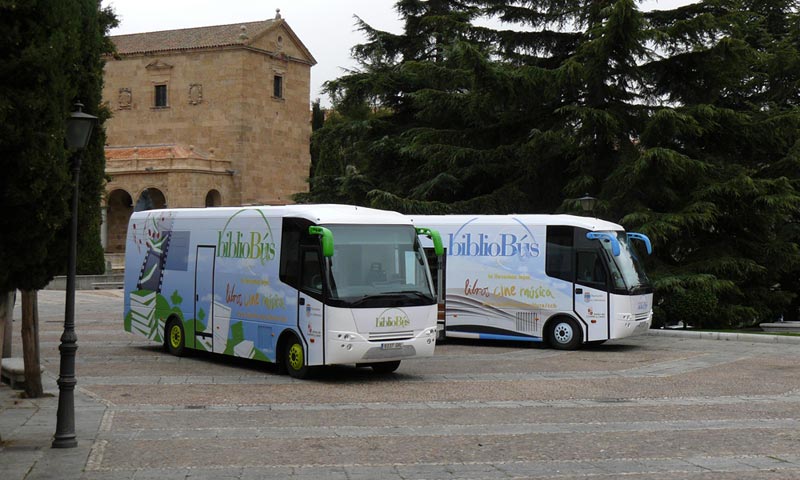 Servicio de bibliobús en julio