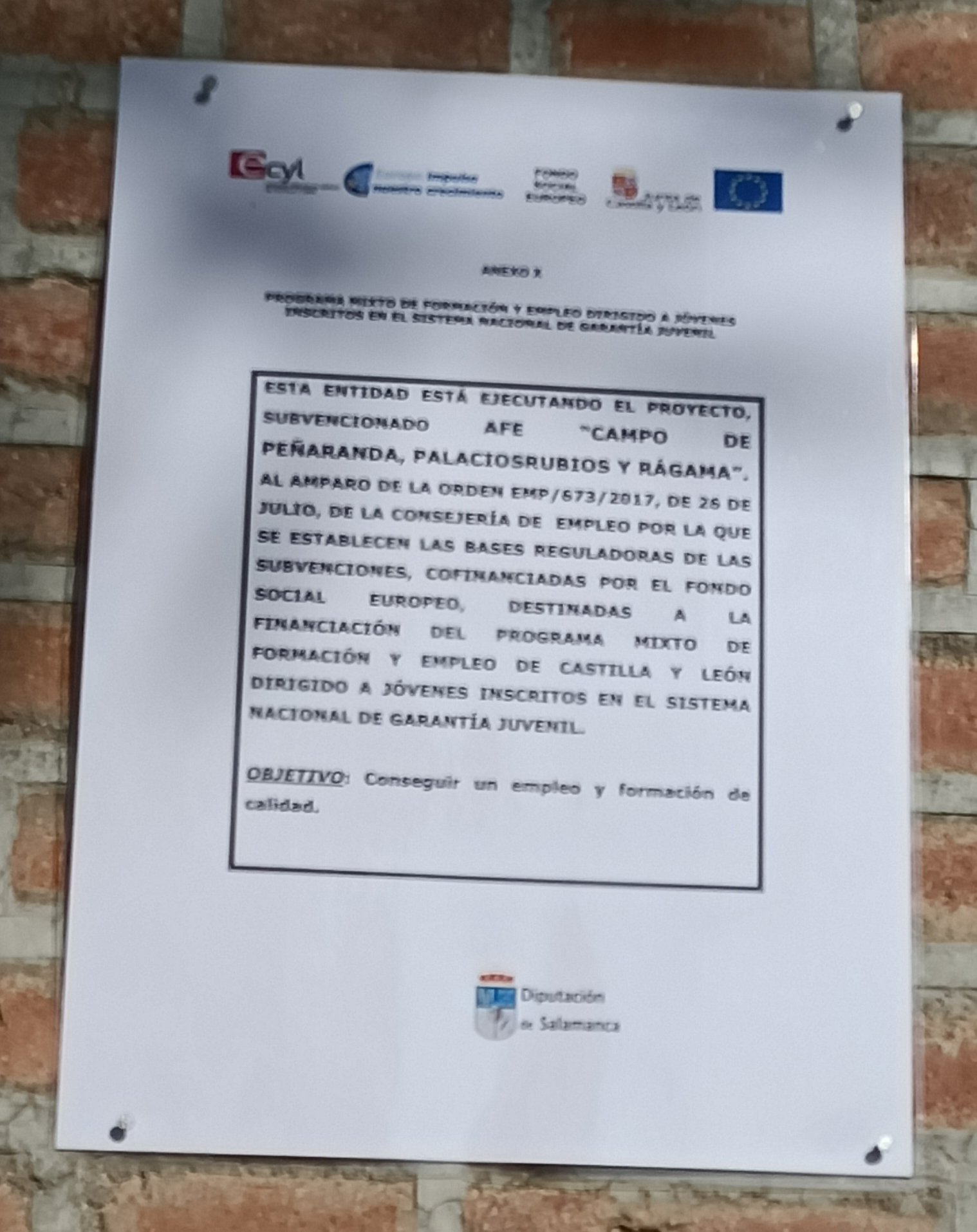 Cartel Campo de Peñaranda 1