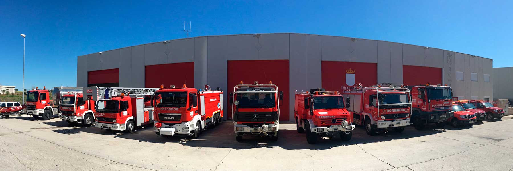 Parque de bomberos de la Diputación de Salamanca