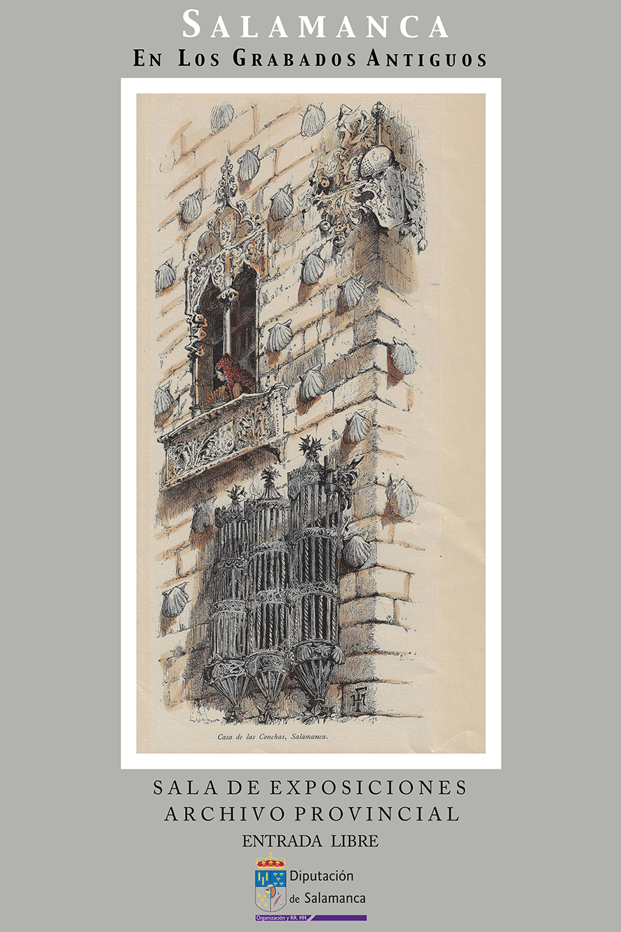 Grabado de la Casa de las Conchas
