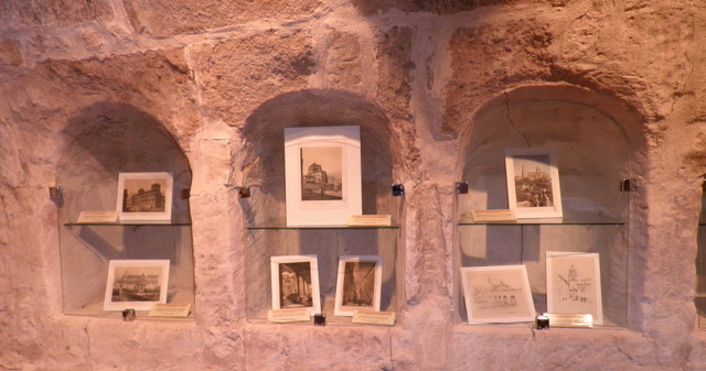 Detalle de la sala de exposiciones.