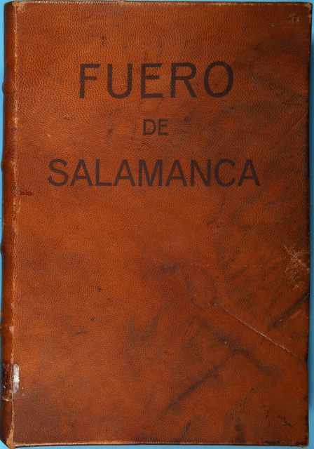 Fuero de Salamanca, publicado en 1877 por la Diputación