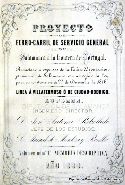 Memoria del Proyecto del Ferrocarril