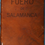 Fuero de Salamanca publicado en 1877 por la Diputacion