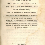 Relación histórica del sitio de la Plaza de Ciudad Rodrigo