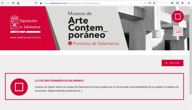 Imagen web Museos de Arte Contemporaneo