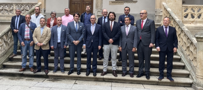 Firma protocolo nuevo abastecimiento Sierra de Francia desde Navamuño entre Diputación, mancomunidades y consejería Medio Ambiente