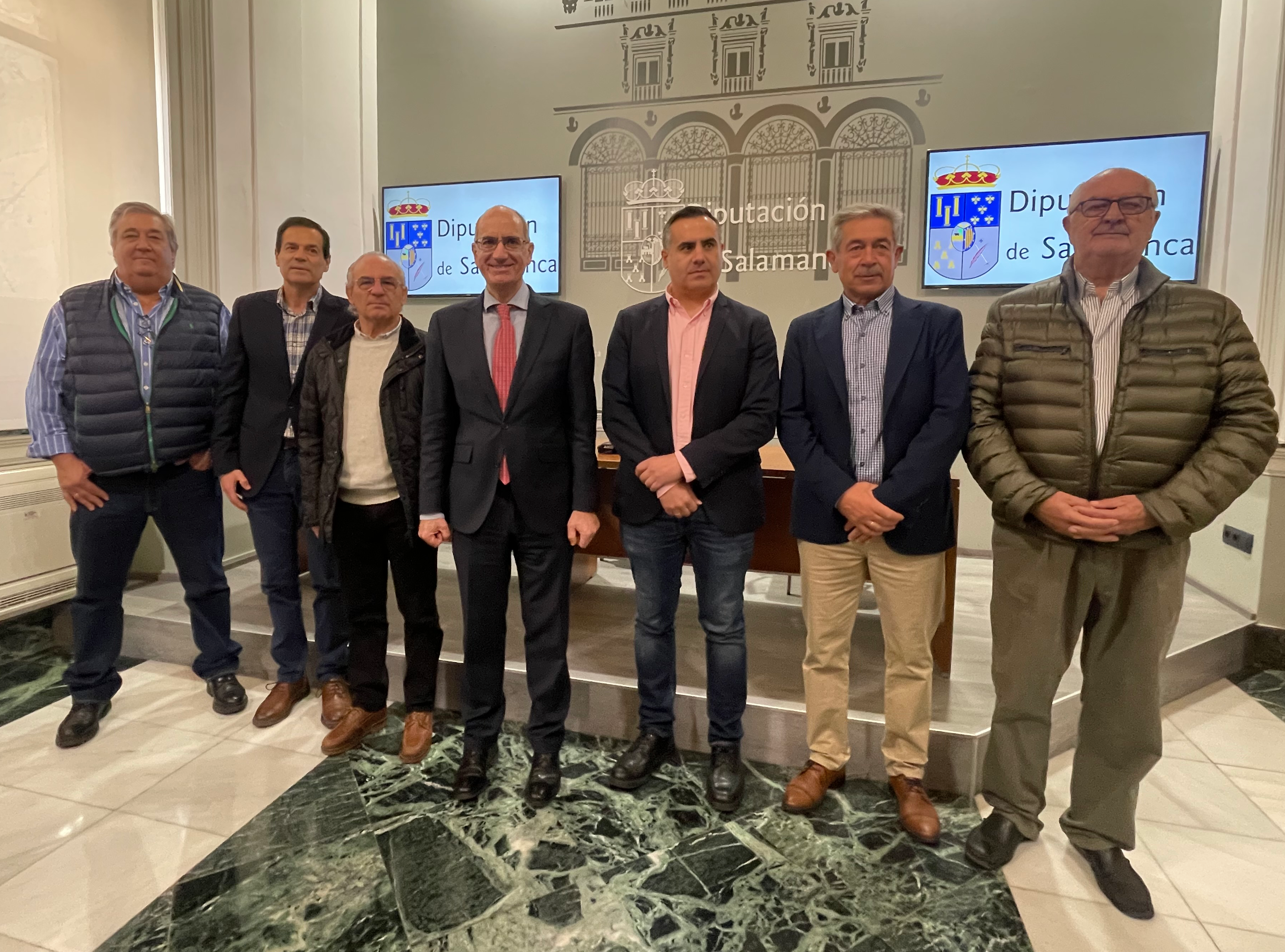 Presentación de la renovación del convenio de colaboración de la Diputación de Salamanca con los cinco Grupos de Acción Local de la provincia