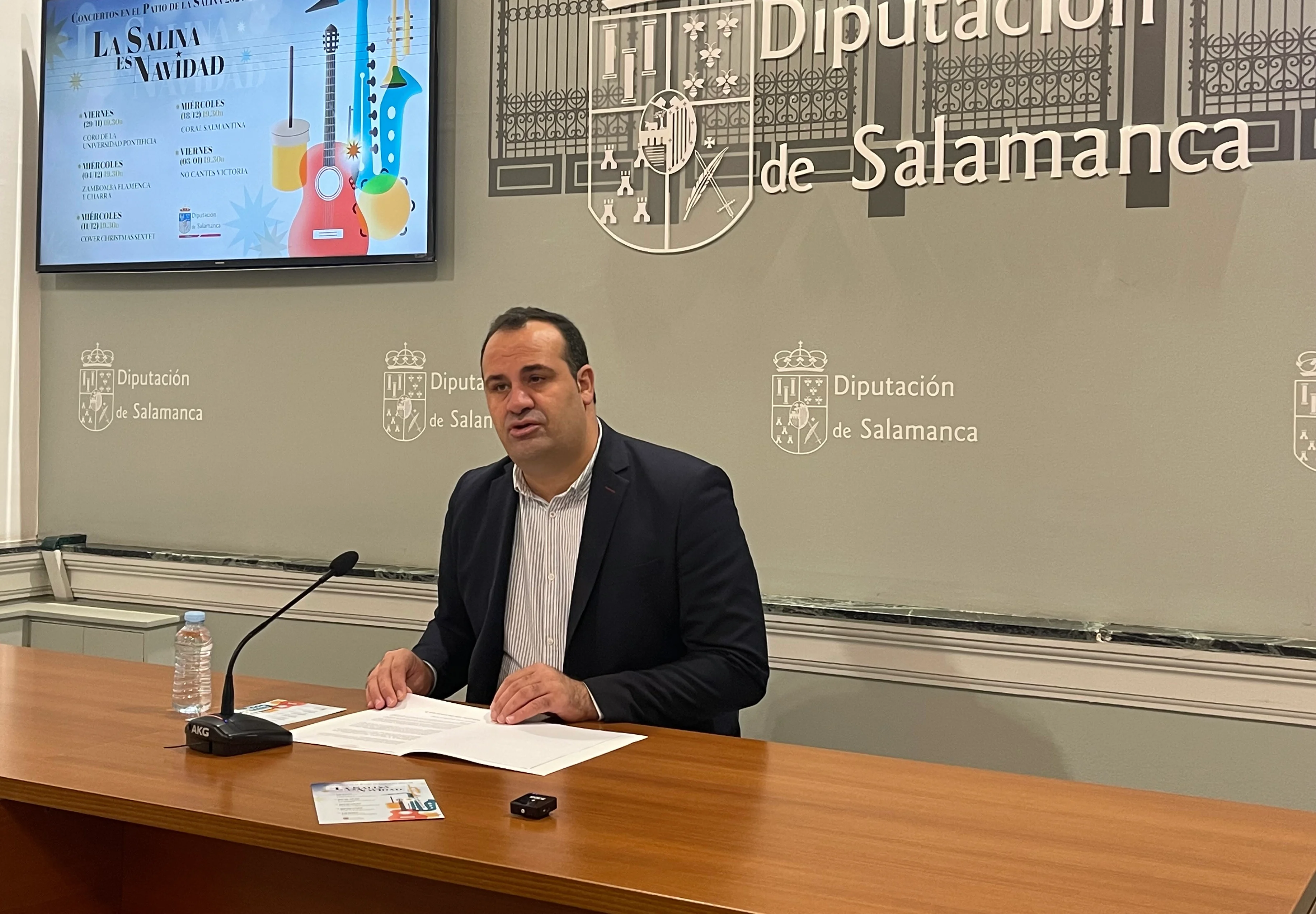 Presentación de la programación navideña en La Salina