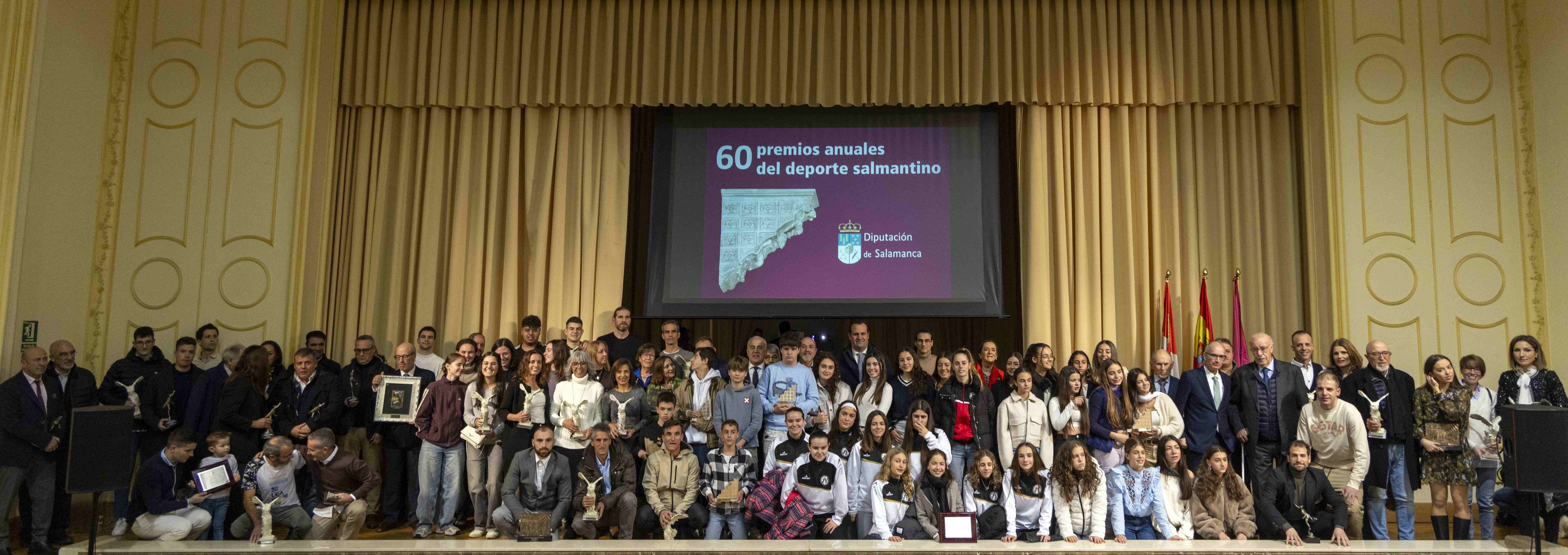 foto de familia 60 Premios Anuales del Deporte año 2024.