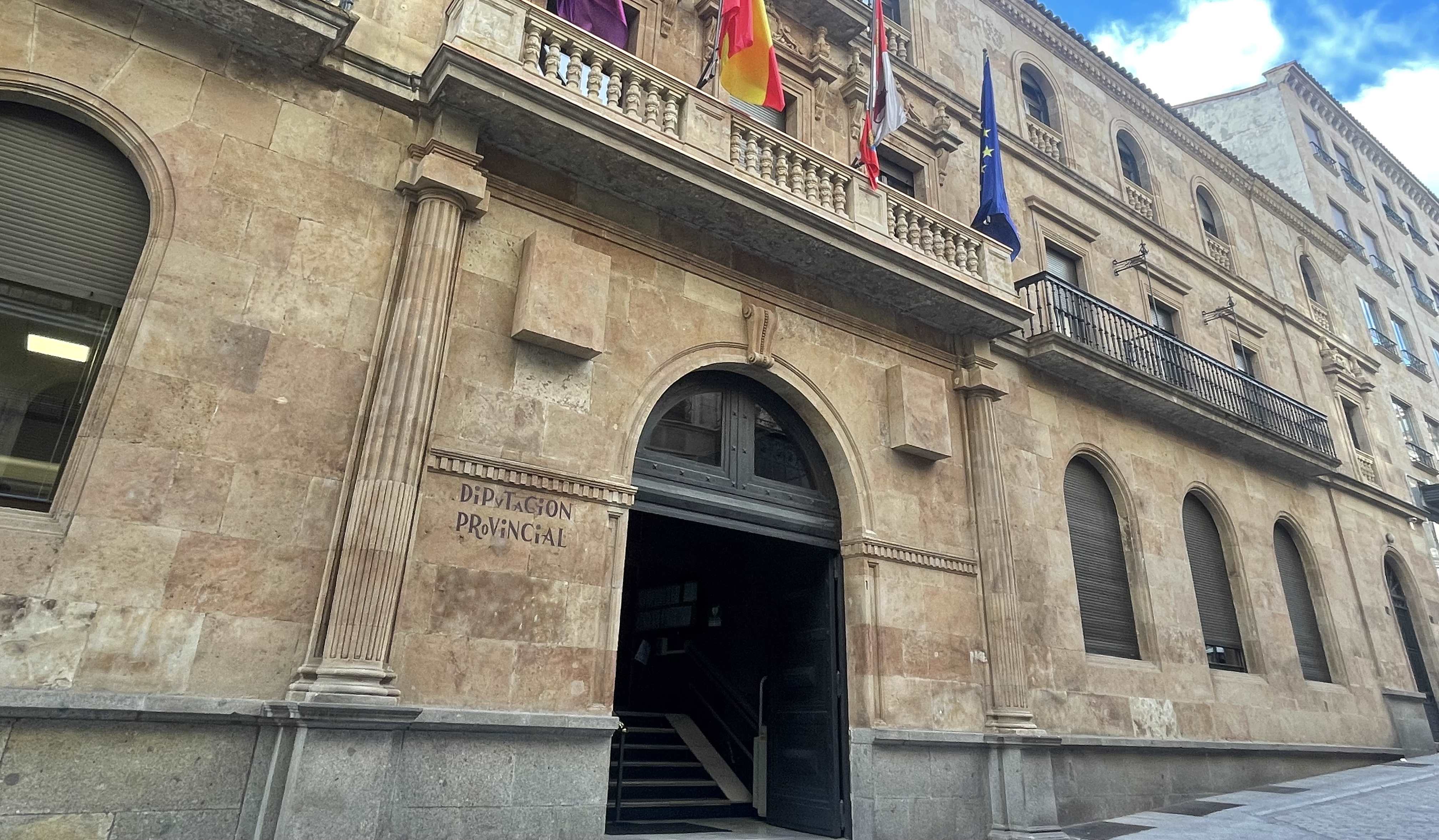 Imagen de la fachada de la Diputación de Salamanca.