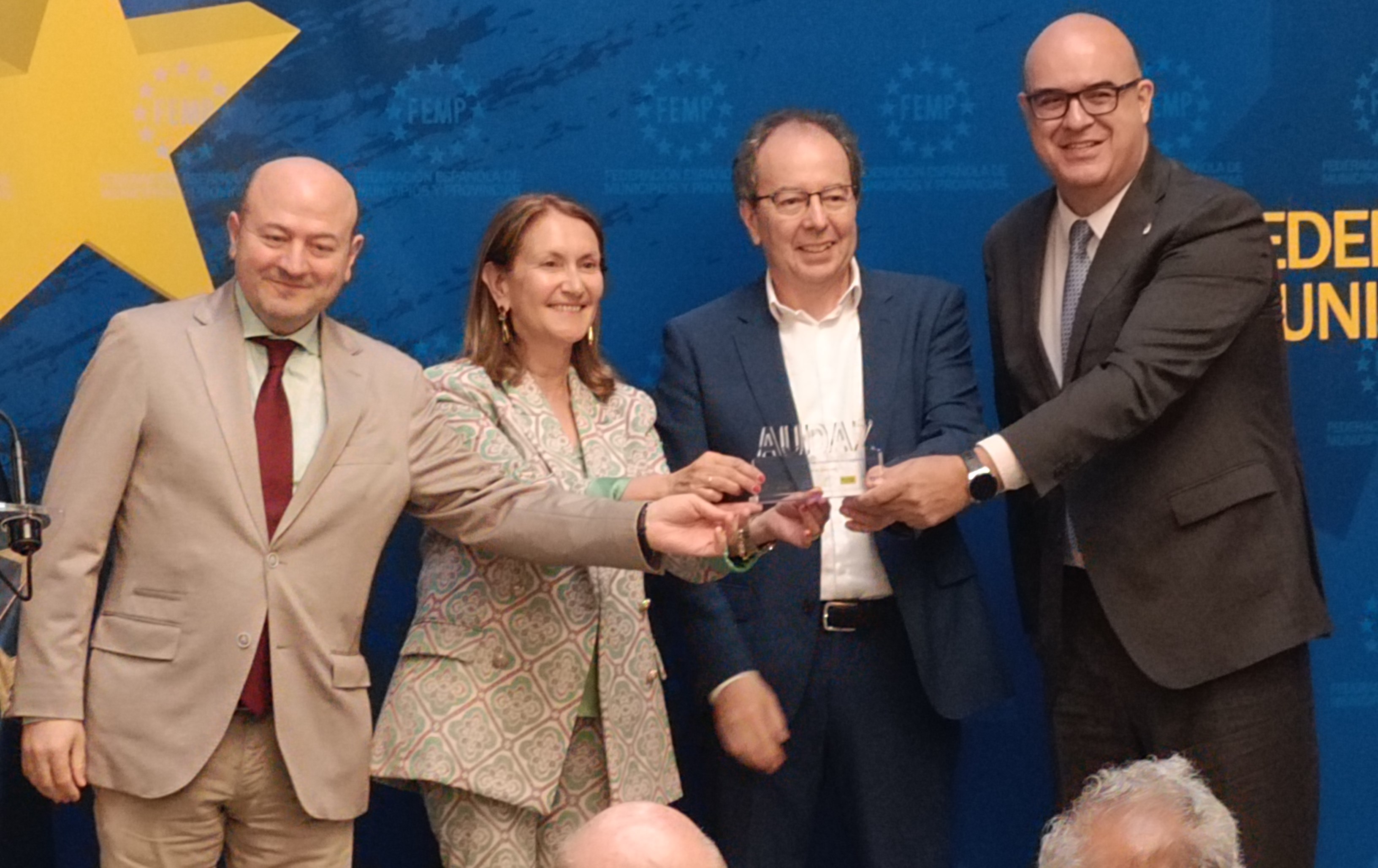Entrega de los premios Audaz a la Diputación de Salamanca.