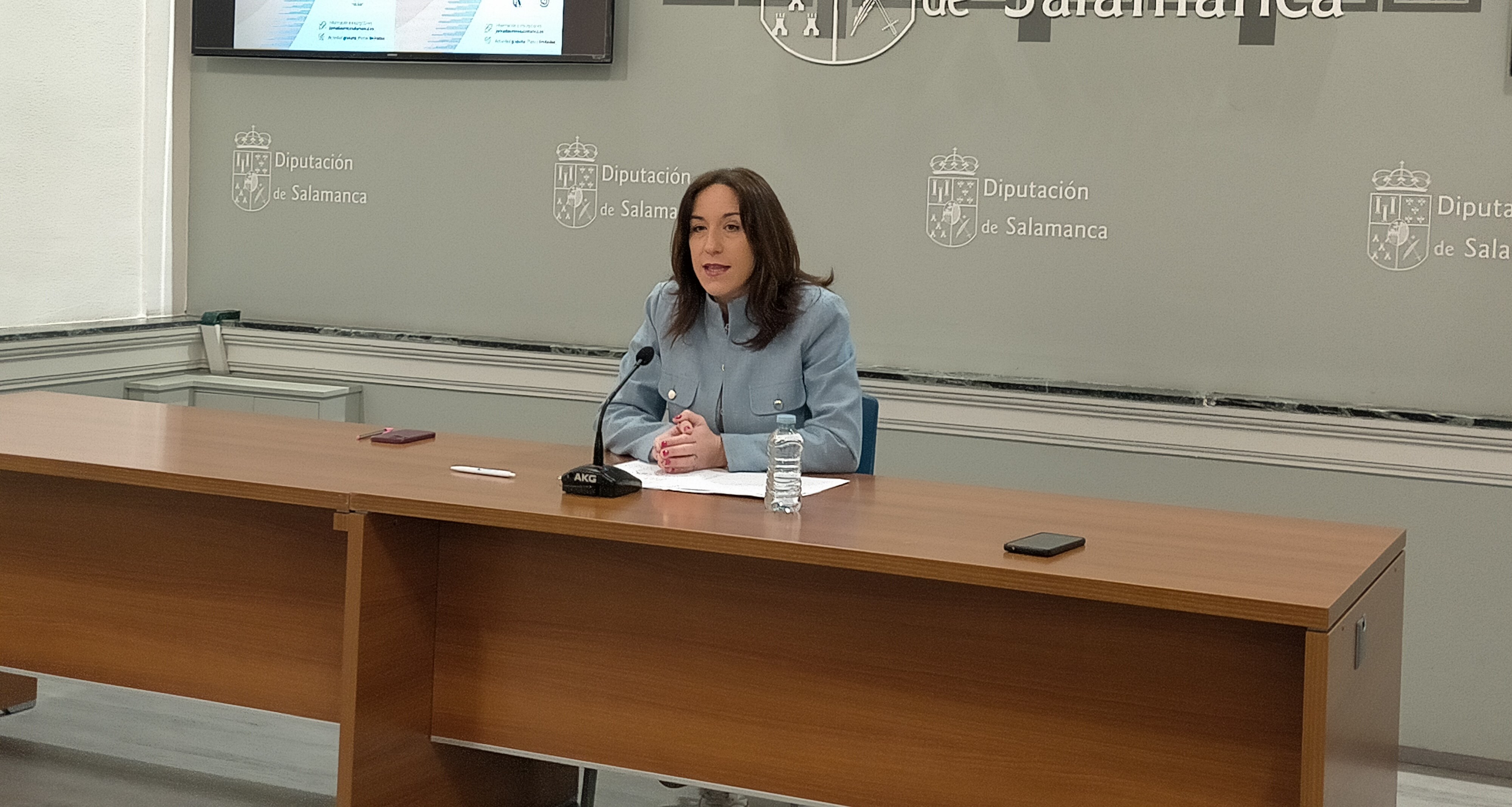 La diputada de Medio Ambiente de la Diputación de Salamanca, Pilar Sánchez.