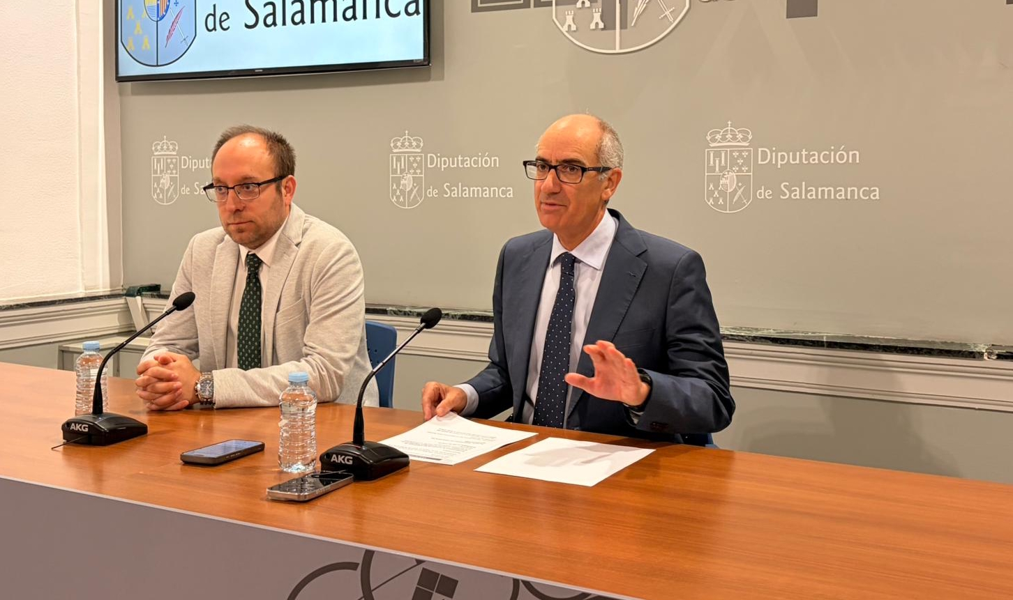 Marcos Iglesias y Javier Iglesias durante la rueda de prensa