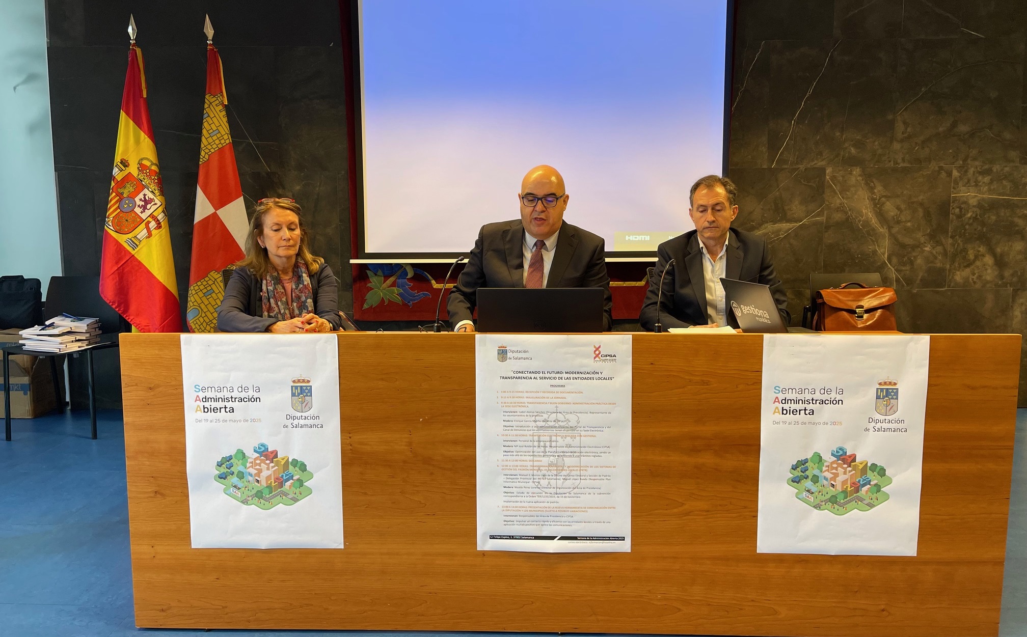 Imagen de la inauguración de la Jornada.