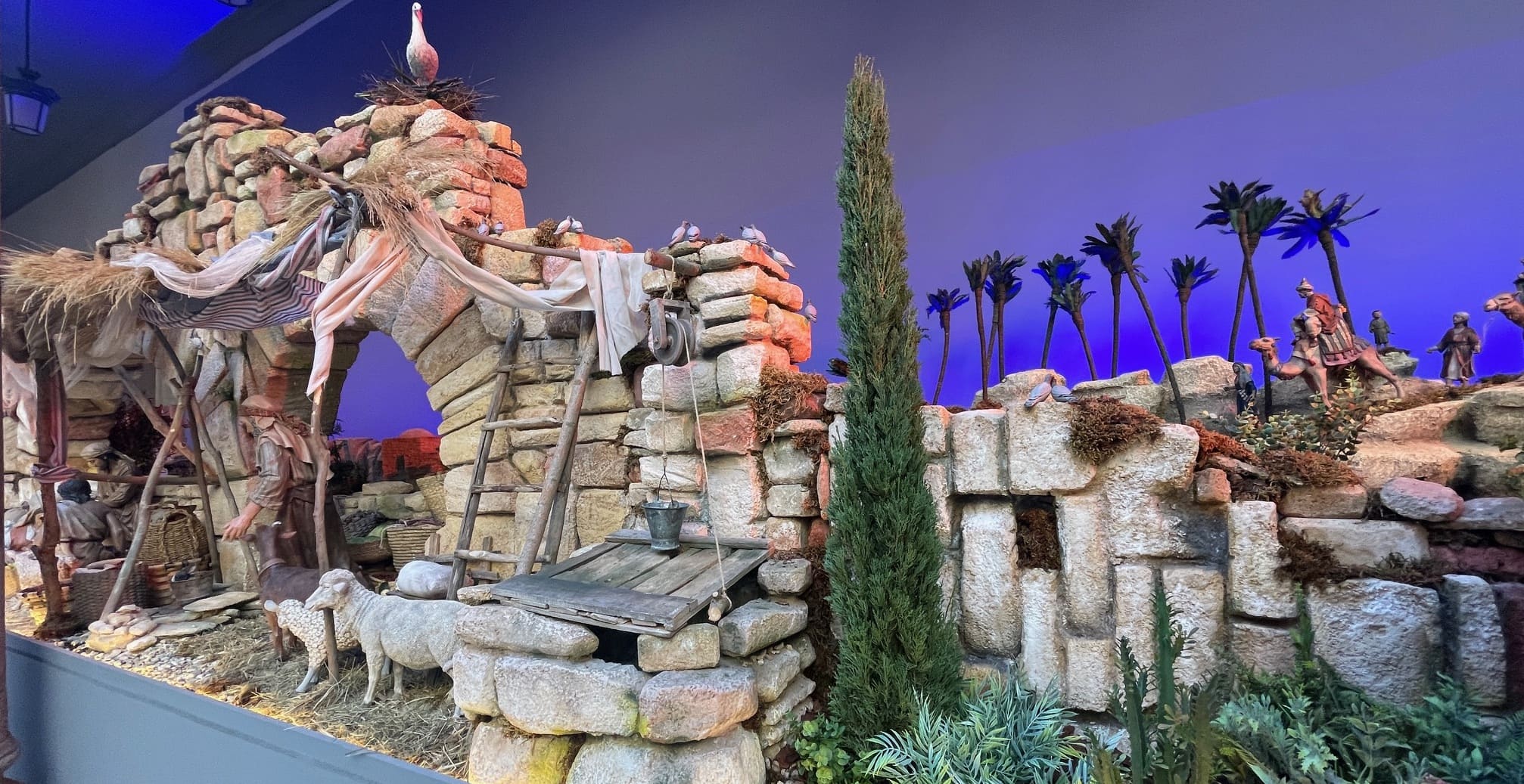 Imagen del Belén monumental de la Diputación