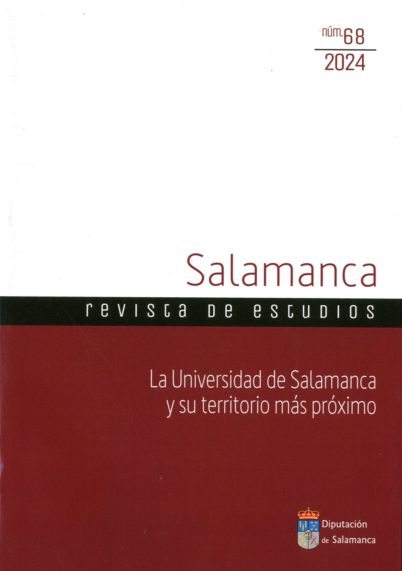 Revista de Estudios N� 68 LA UNIVERSIDAD DE SALAMANCA Y SU TERRITORIO M�S PR�XIMO 