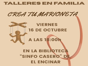 Taller Crea tu marioneta