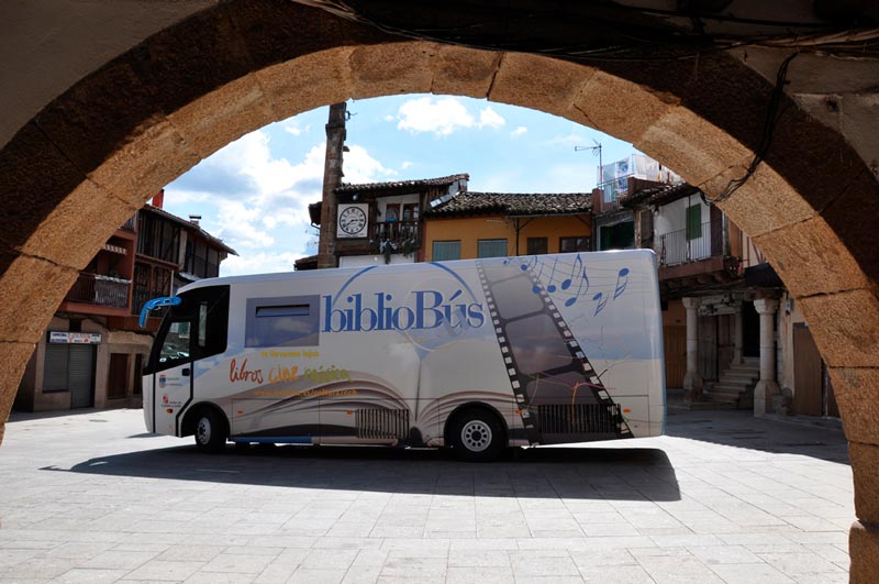Bibliobús en San Martín