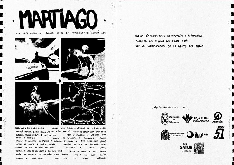 El Área de Cultura de la Diputación colabora en MARTIAGO, una pieza audiovisual que conecta música contemporánea y memoria rural