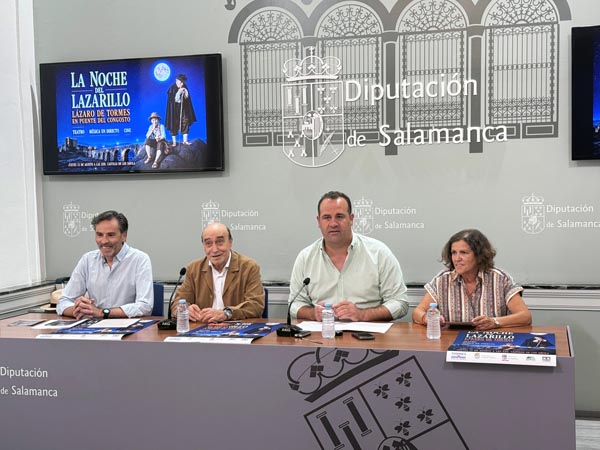 Puente del Congosto acoge ¿La Noche del Lazarillo¿, un espectáculo que une teatro, cine y patrimonio