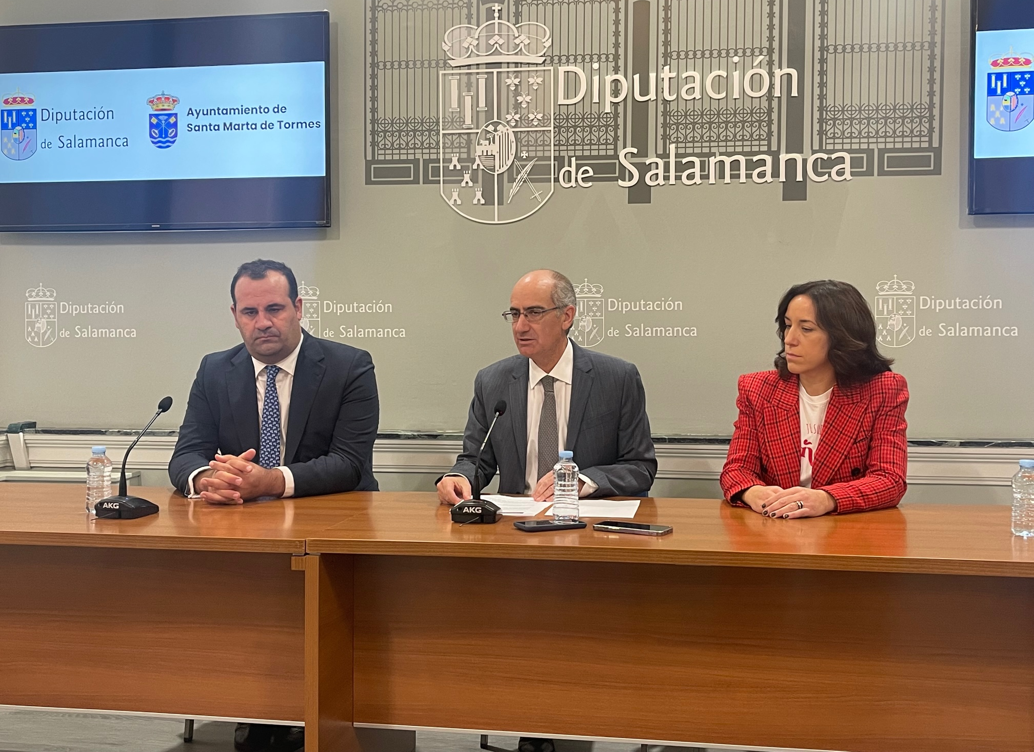 La Diputación de Salamanca dotará al municipio de Santa Marta de una ayuda de 567.827 euros para las obras del nuevo sistema de abastecimiento de agua potable