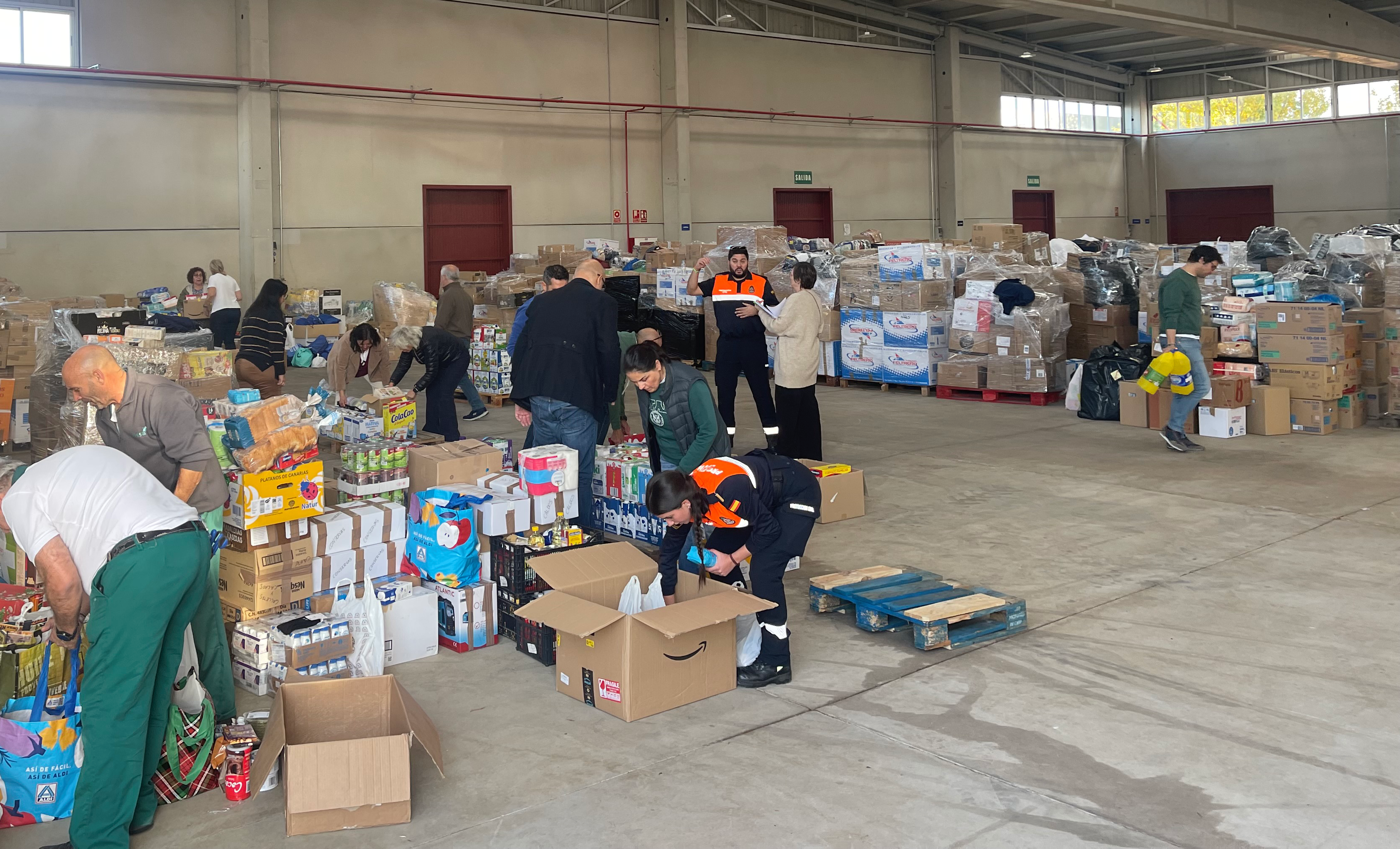 Amplia respuesta de la provincia de Salamanca a la petición de ayuda para los damnificados por el temporal DANA en Valencia