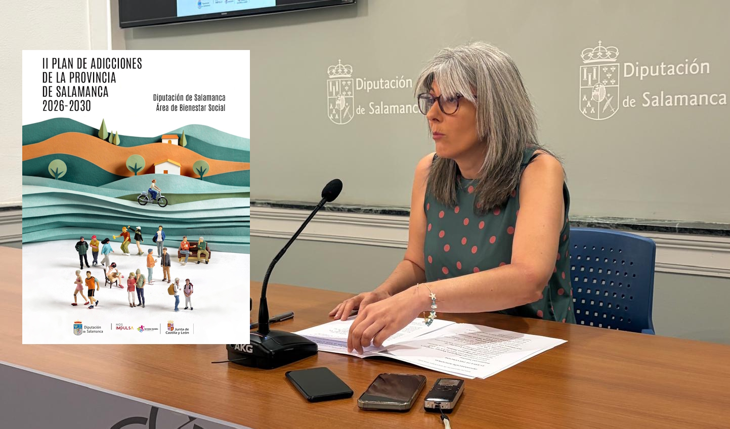 La Diputación presenta el II Plan Provincial de Adicciones 2026-2030 incluyendo adicciones comportamentales