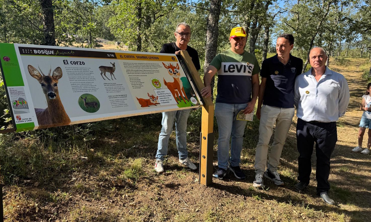 Nava de Francia inaugura su Ruta del Bosque Animado dentro del Plan de Turismo de la Sierra de Francia