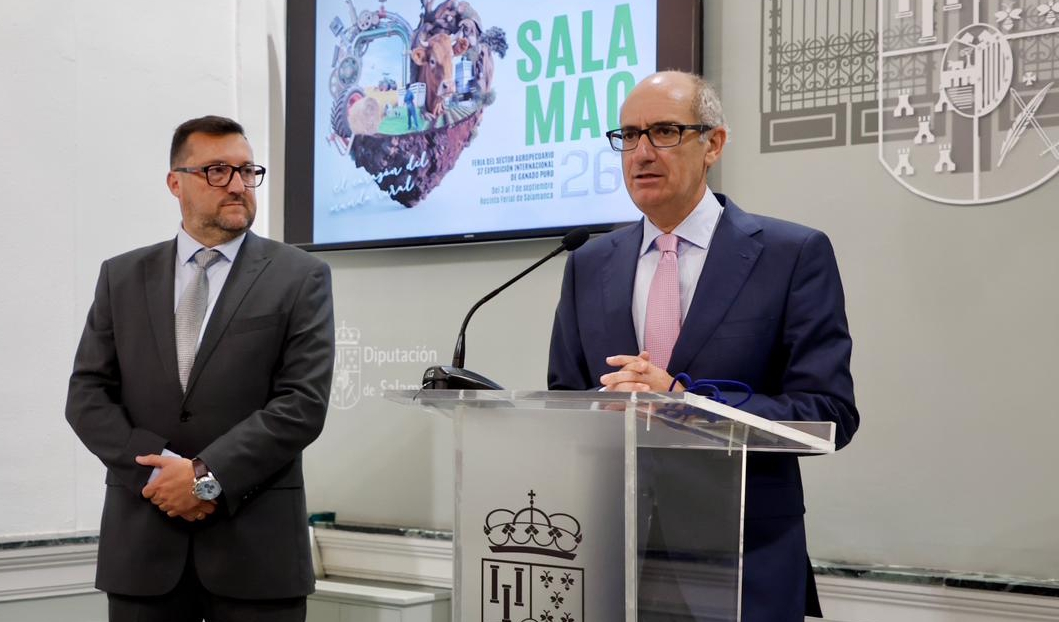 Javier Iglesias durante la presentación de Salamaq26